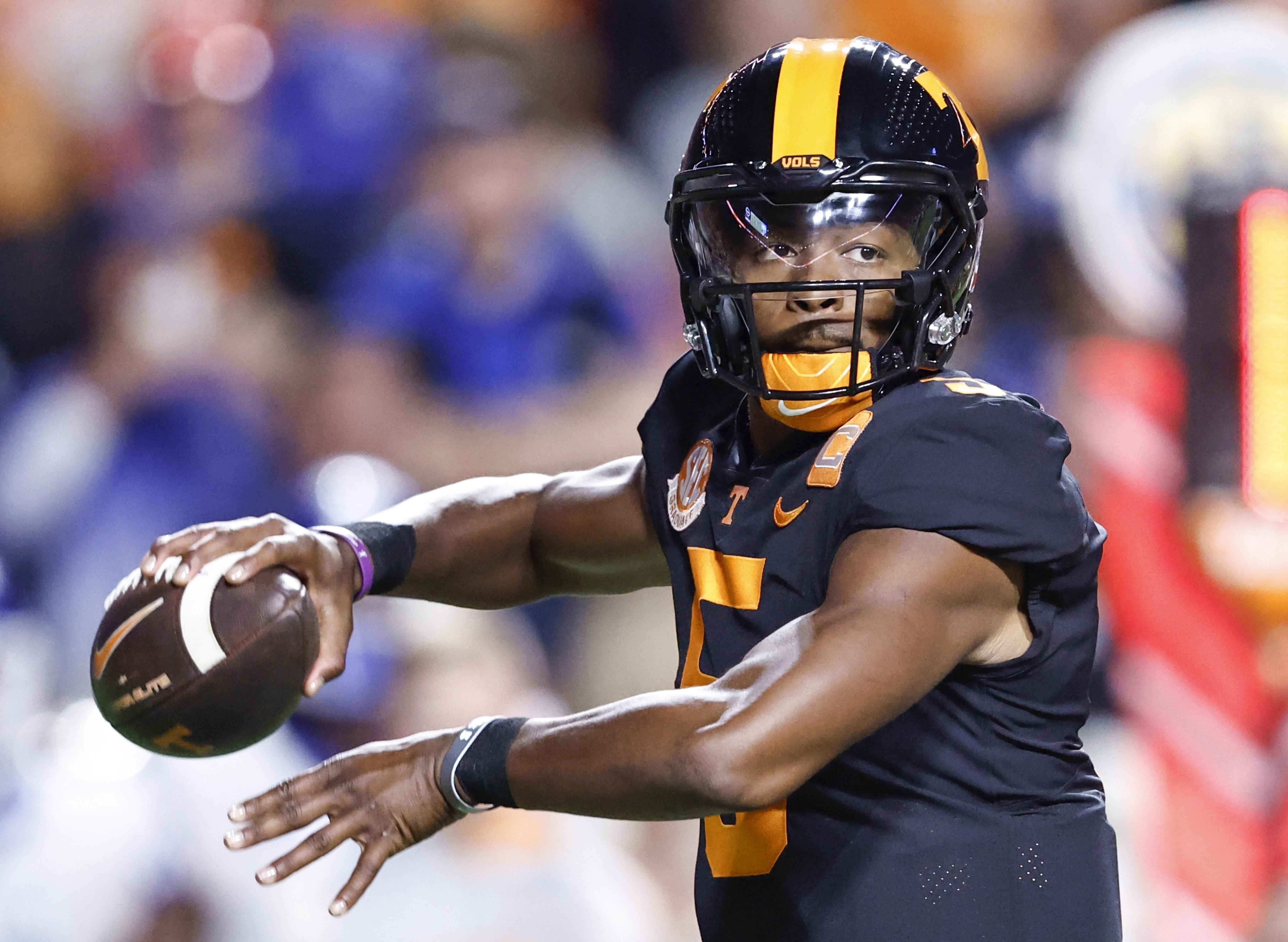 Tennessee quarterback Hendon Hooker entering NFL draft