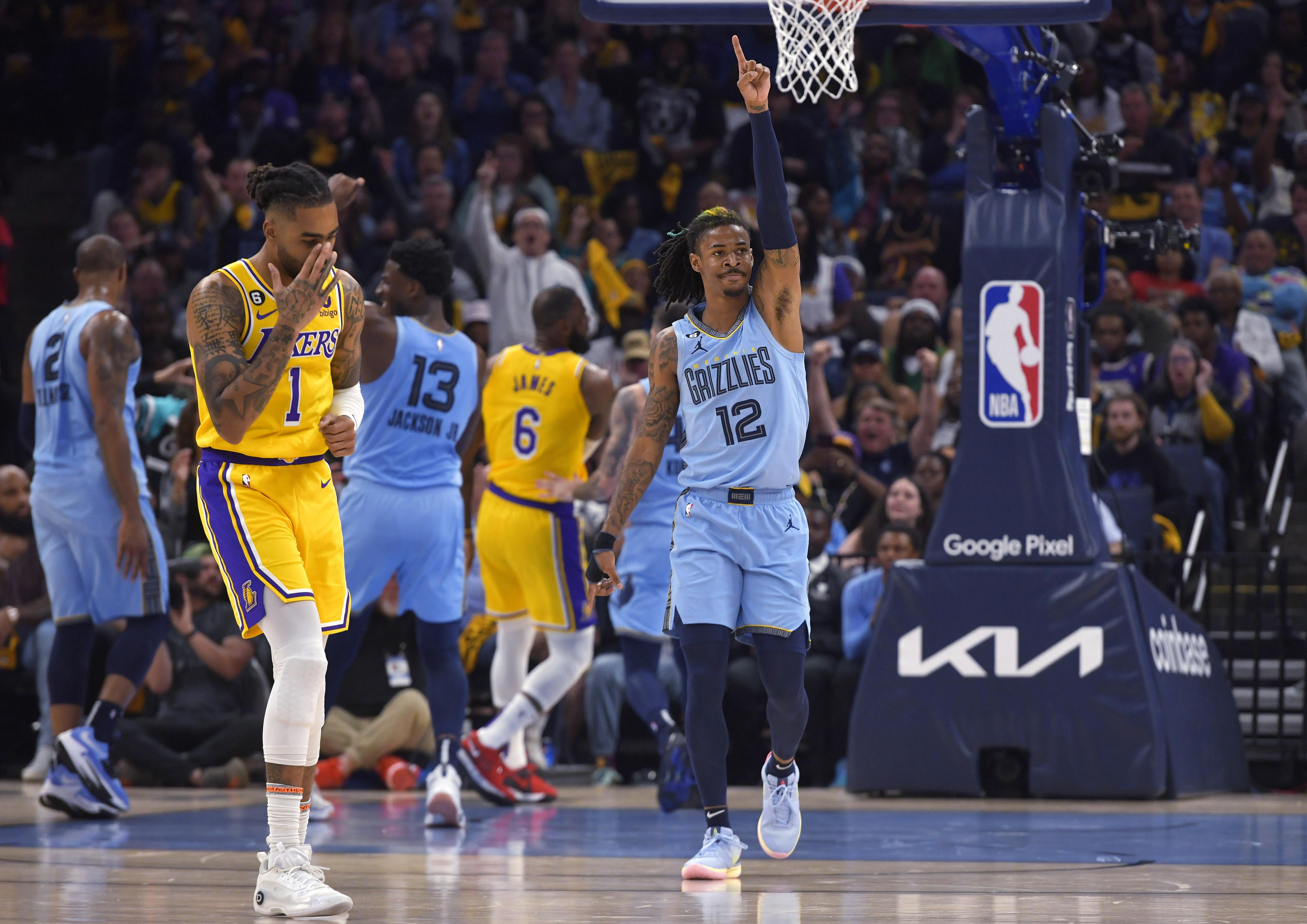 Lakers' LeBron James Credits Ja Morant After Grizzlies PG Scores