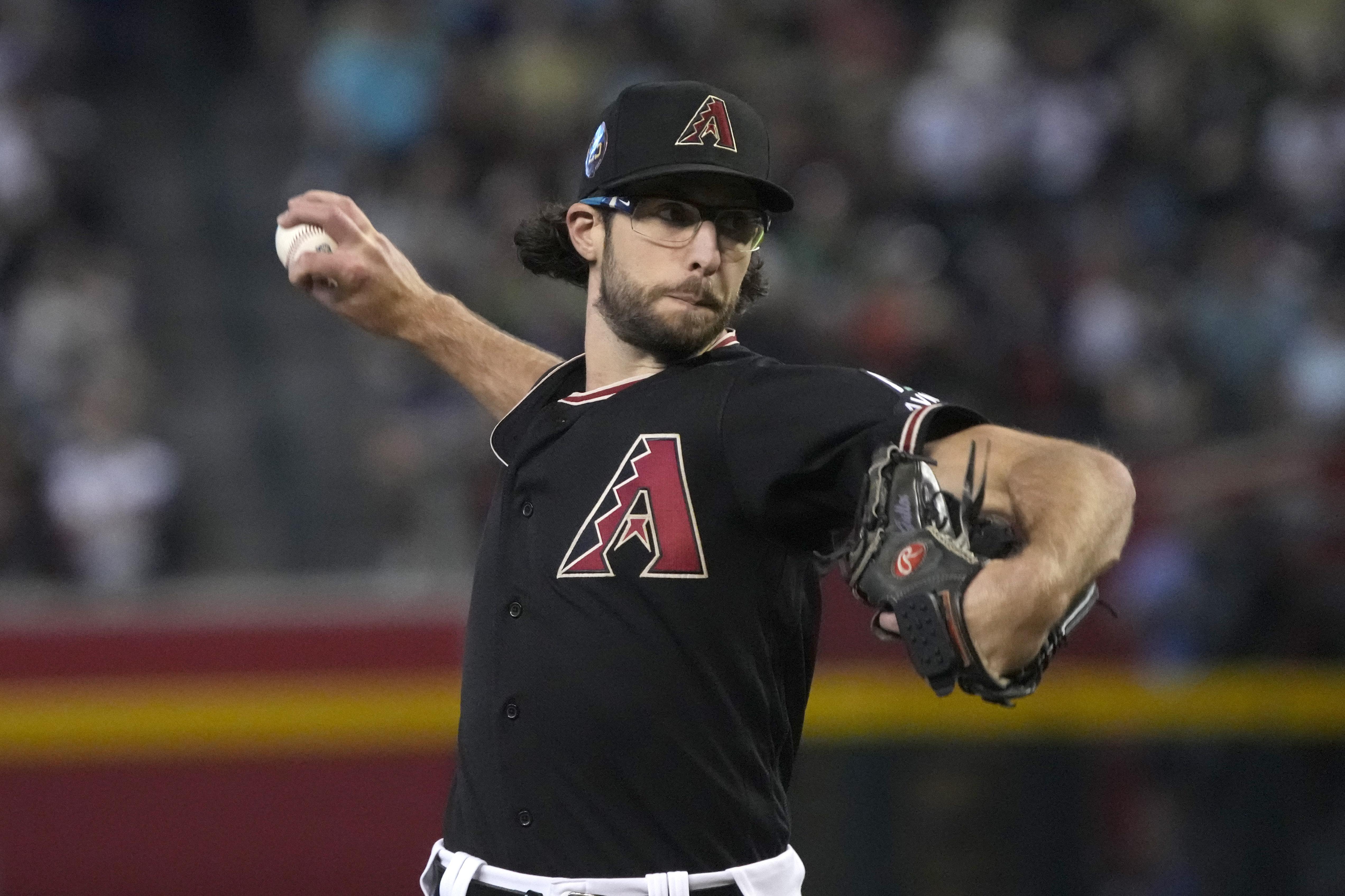 Zac Gallen Shoves at Chase Field - Burn City Sports