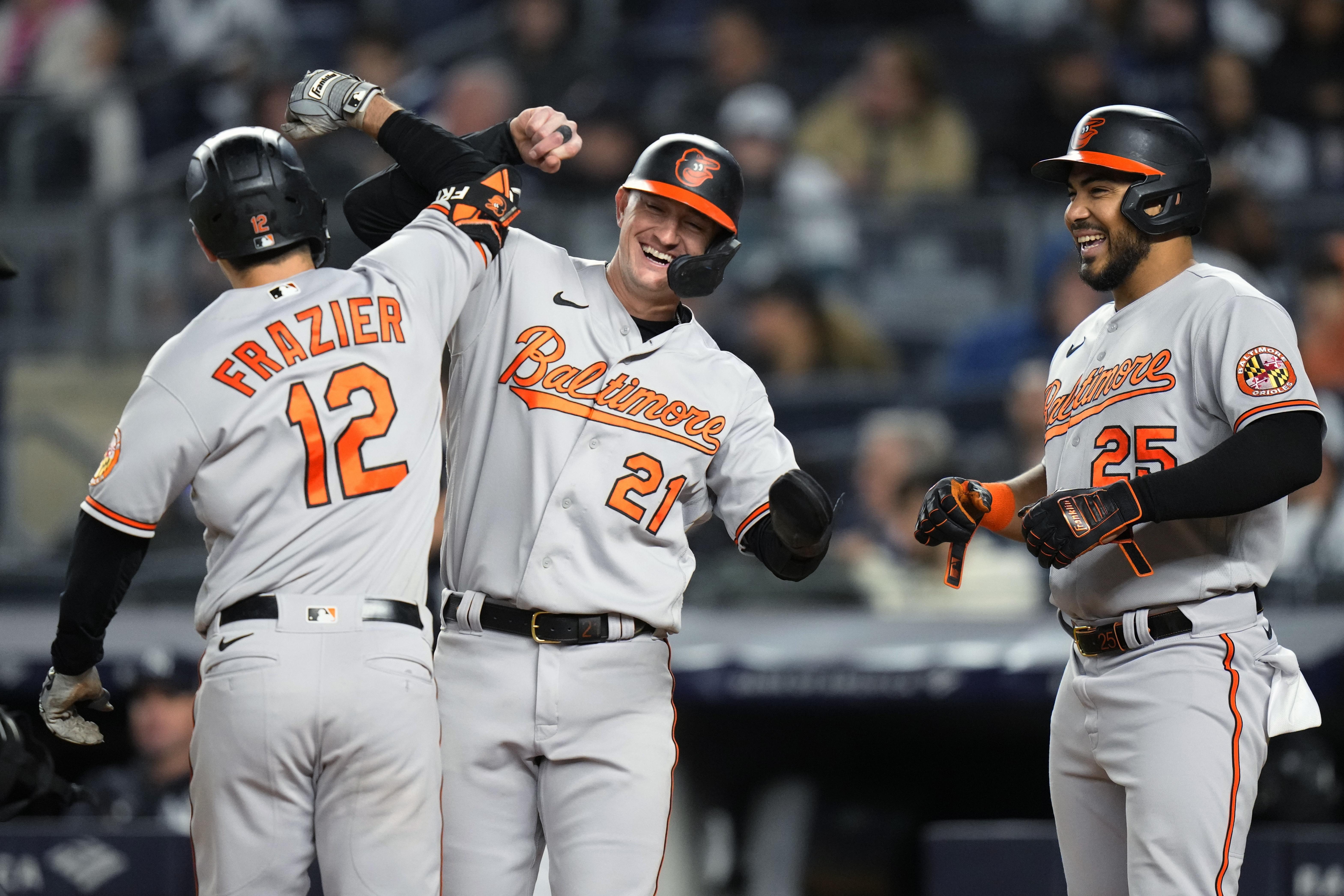 Orioles benefit from Adam Frazier's first multihomer game in win