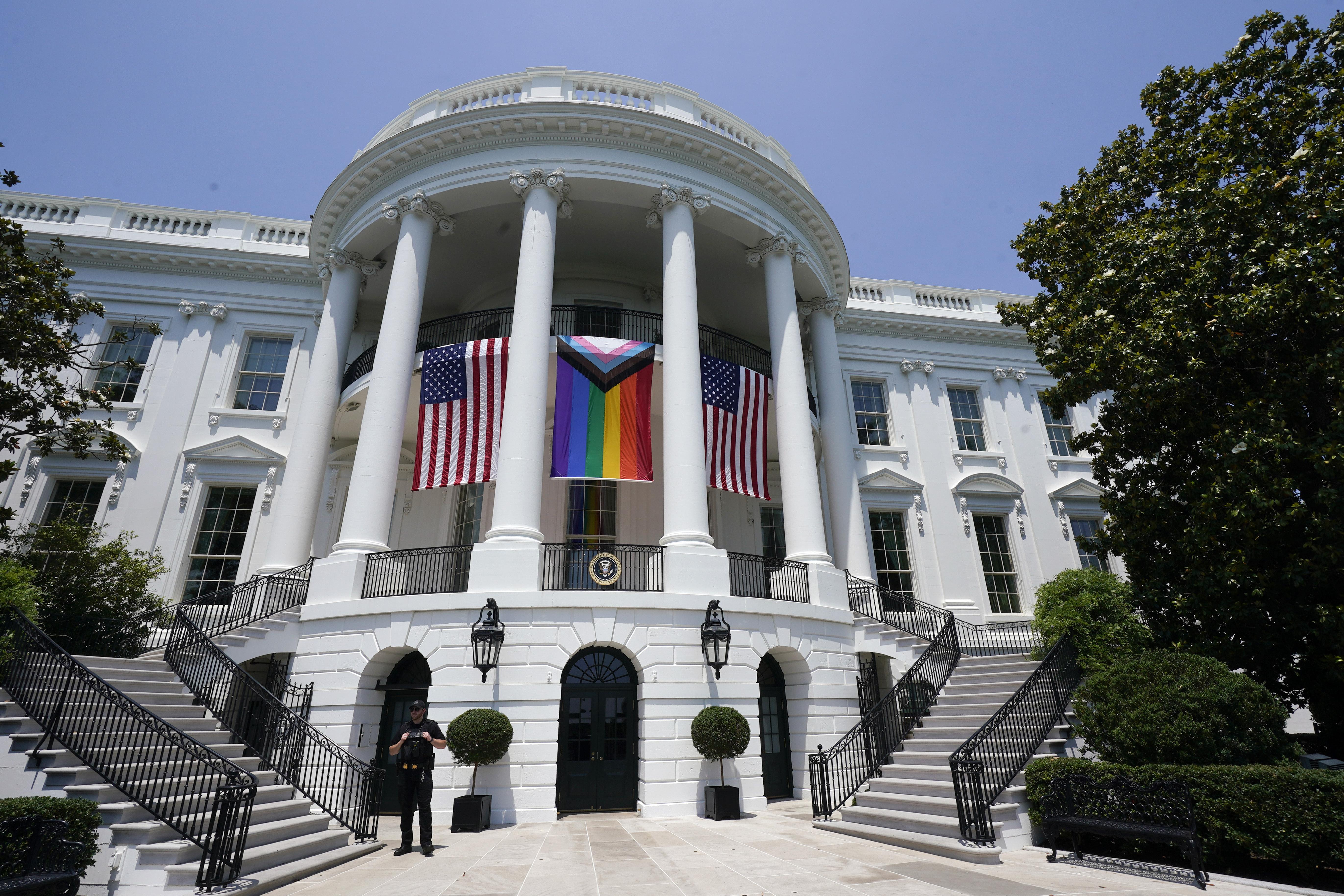 U.S. takes down mansion's flag, raises Russian dander