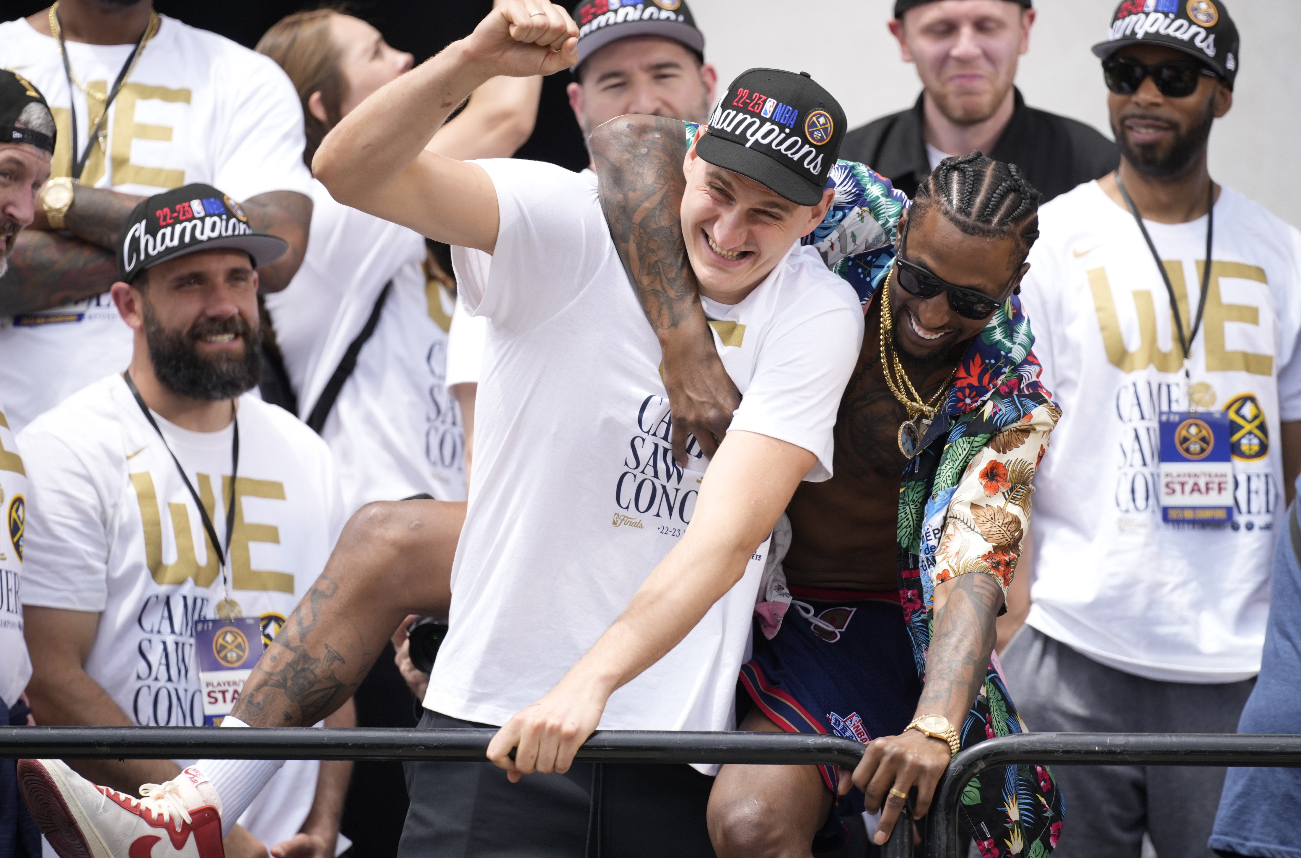 Nuggets celebrate their first NBA title with parade through downtown Denver  - Washington Times