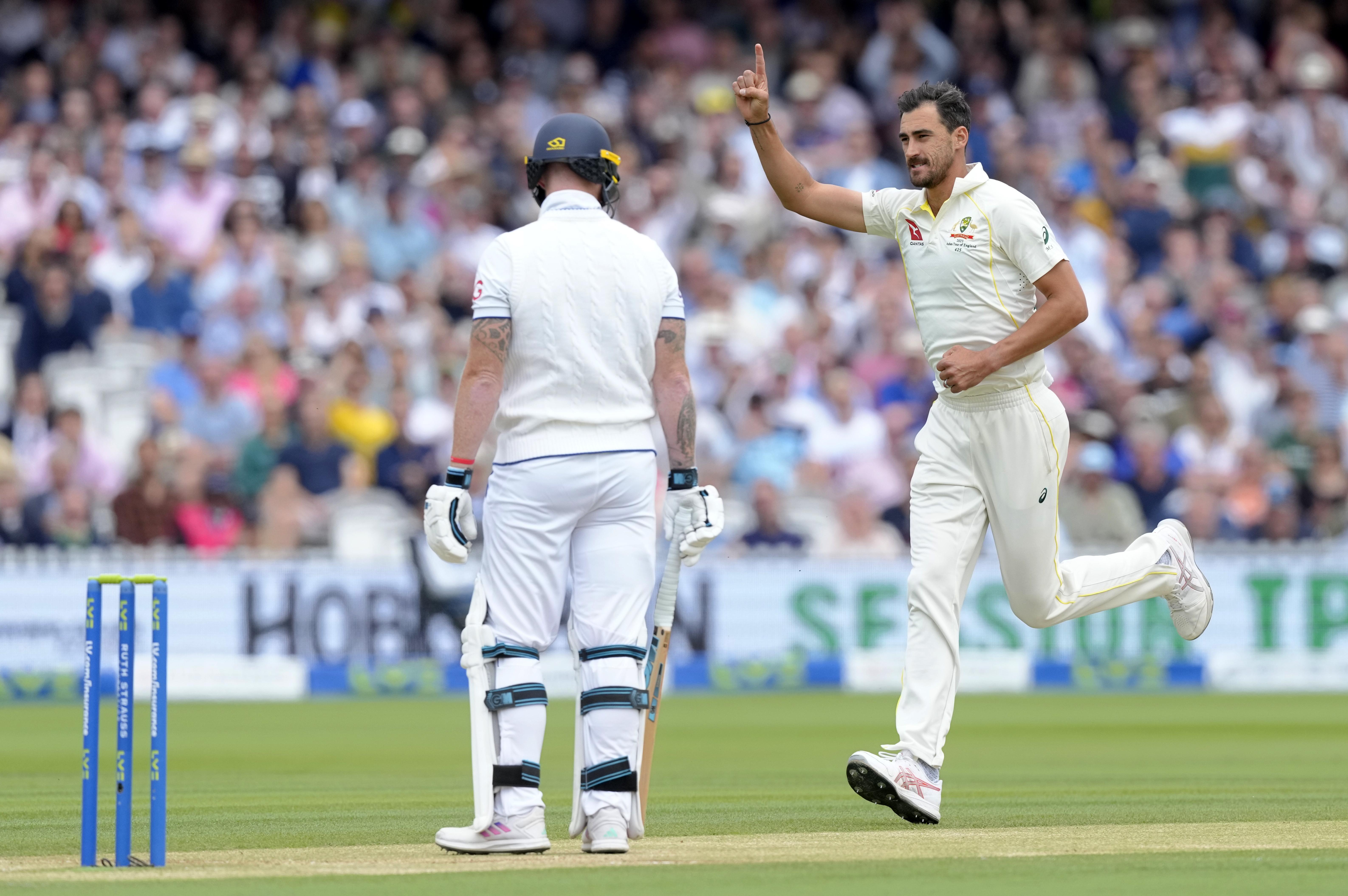 Australia extends lead over England to 221 runs before rain ends Day 3 at Lords