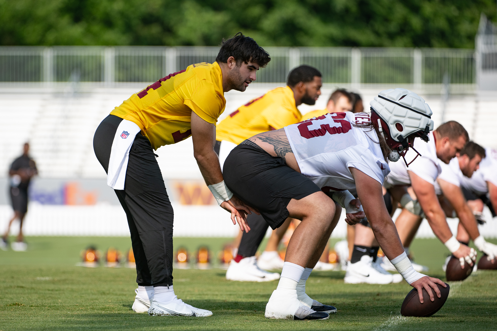 The Washington Commanders go into training camp with Sam Howell as their  starting quarterback