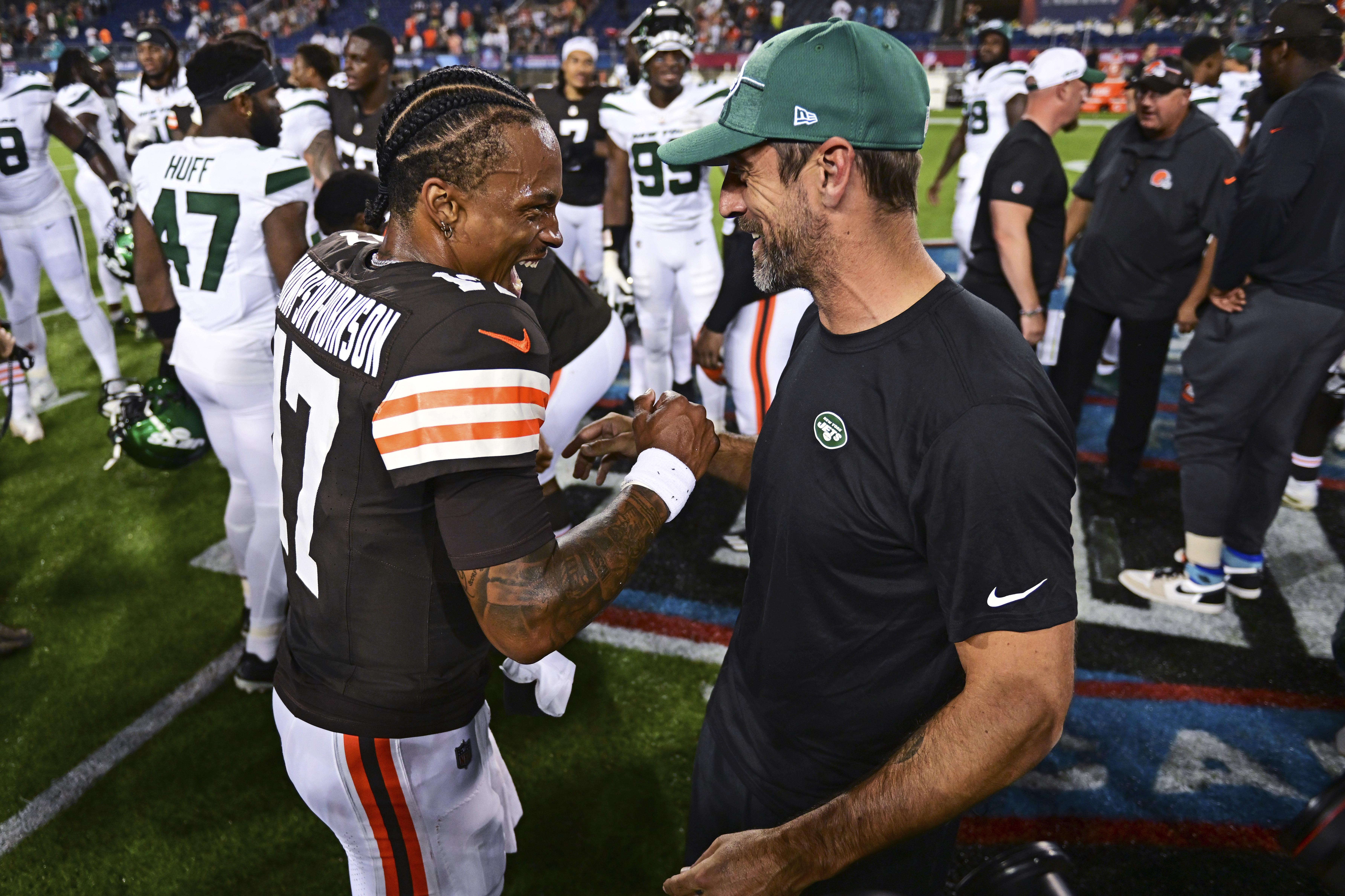 Rodgers, Watson to sit out Hall of Fame game as Jets and Browns get longer  look at backup QBs