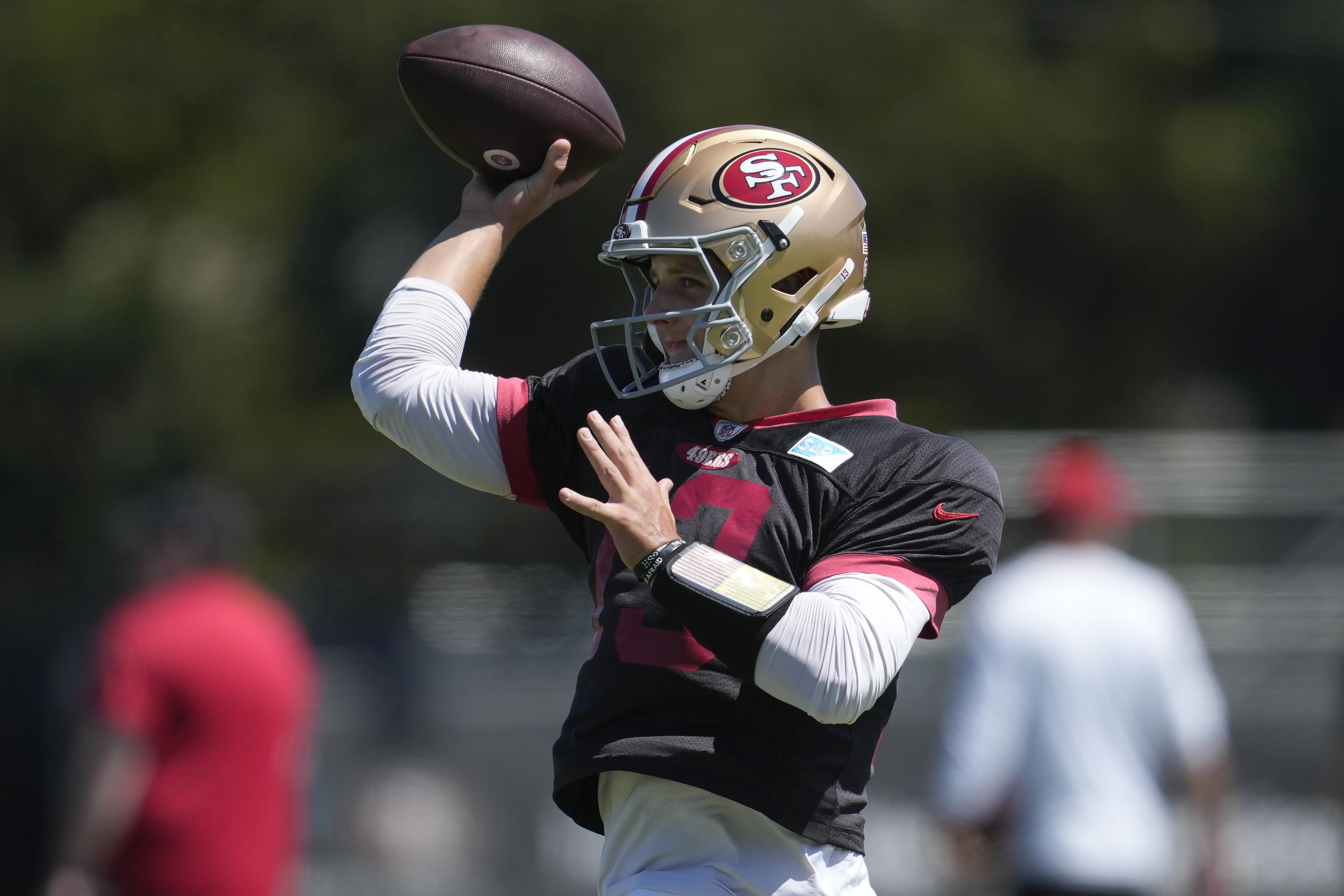 Battle over before it starts? Insider believes 49ers have decided on Brock  Purdy as QB of the future