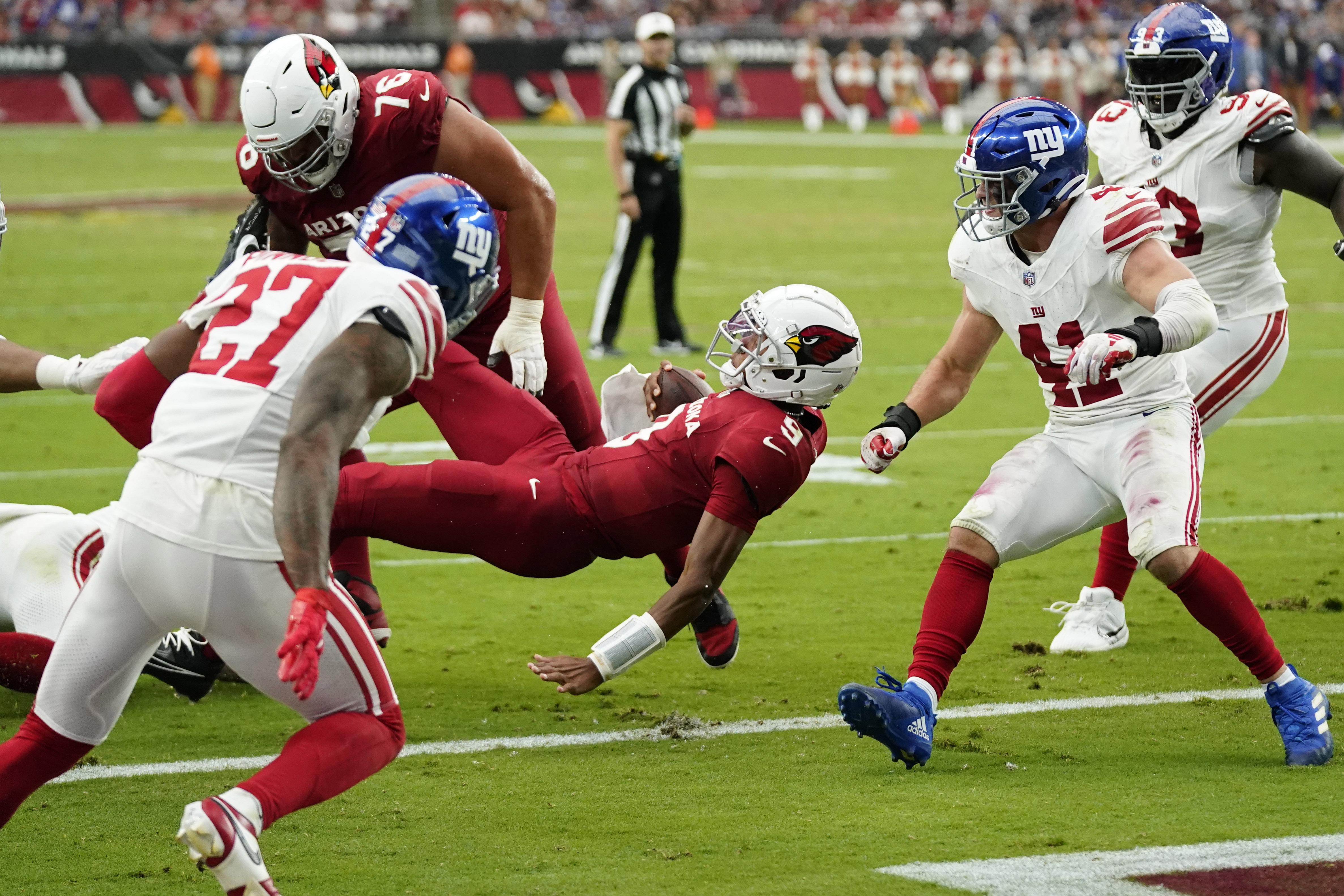 Daniel Jones saves Giants in 31-28 comeback win over Cardinals