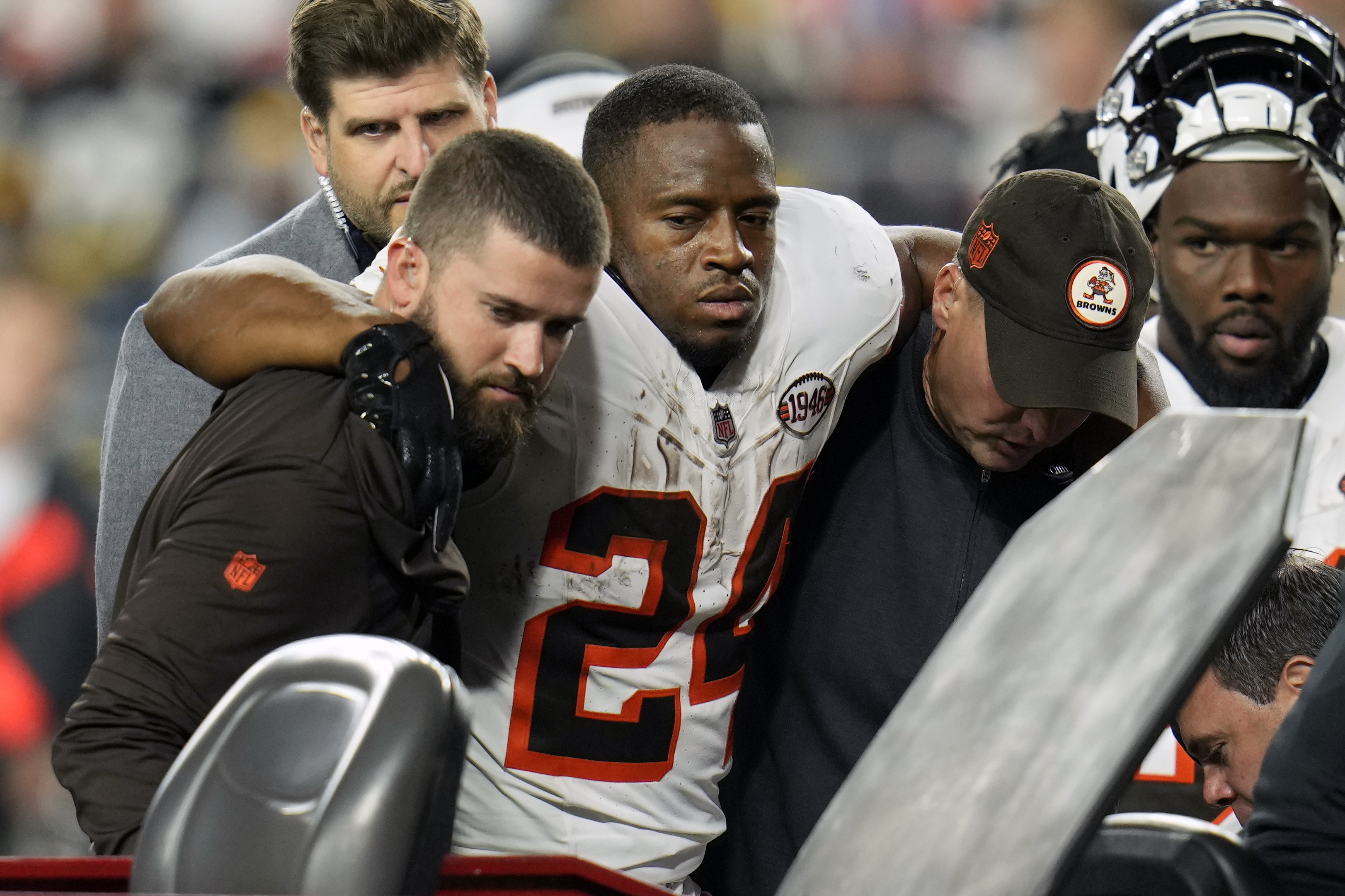 Steelers safety Minkah Fitzpatrick says the hit that injured Browns RB Nick  Chubb wasn't dirty