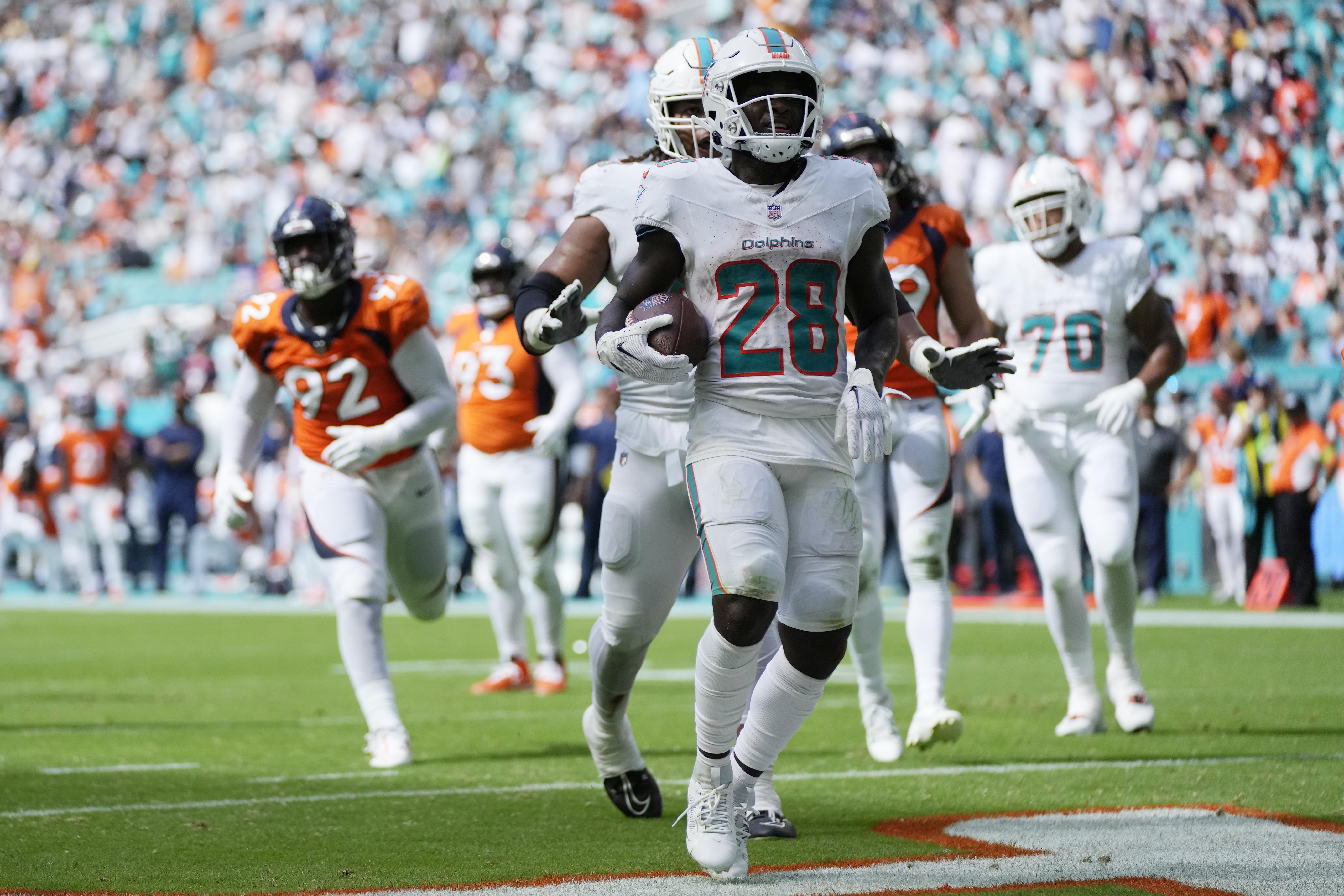 Dolphins rout Broncos 70-20, scoring the most points by an NFL team in a  game since 1966 - Washington Times