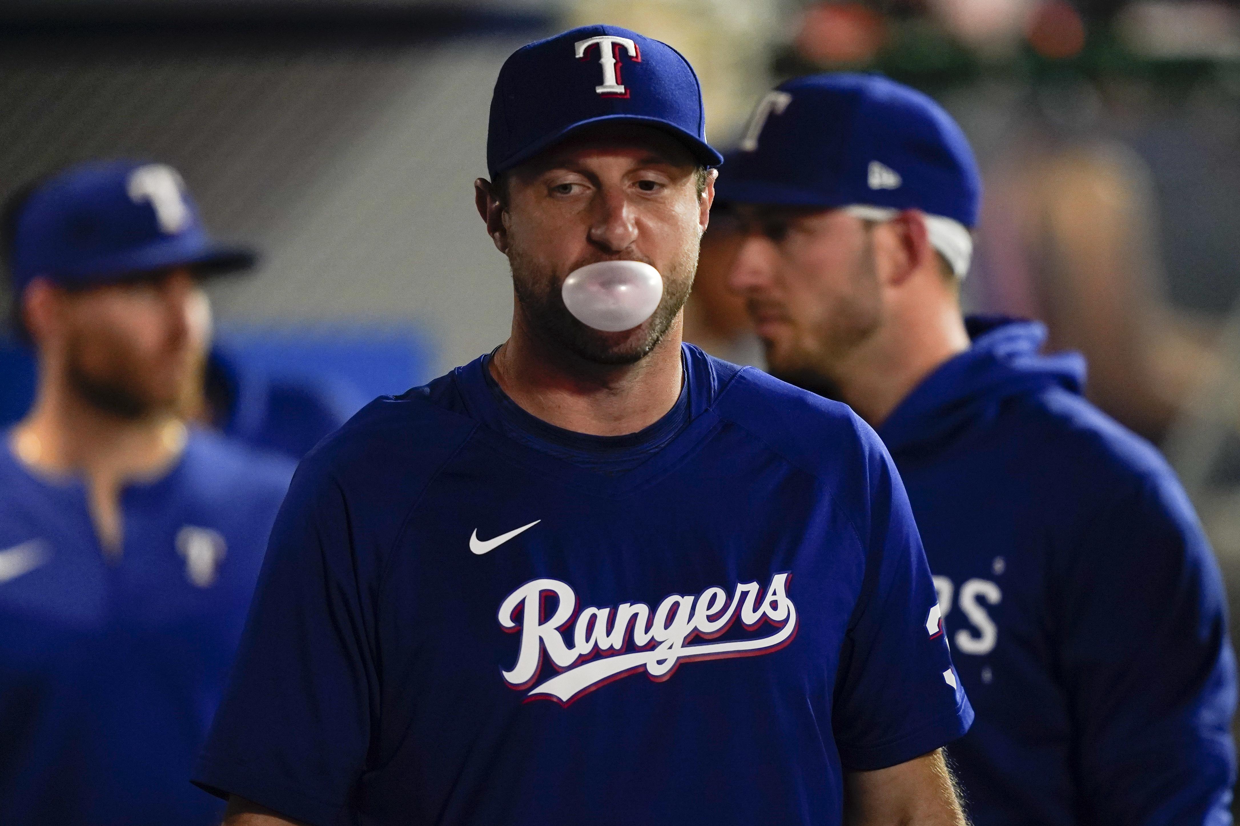 Astros rough up Rangers' Scherzer again, scoring 5 in 4 innings of ALCS Game  3