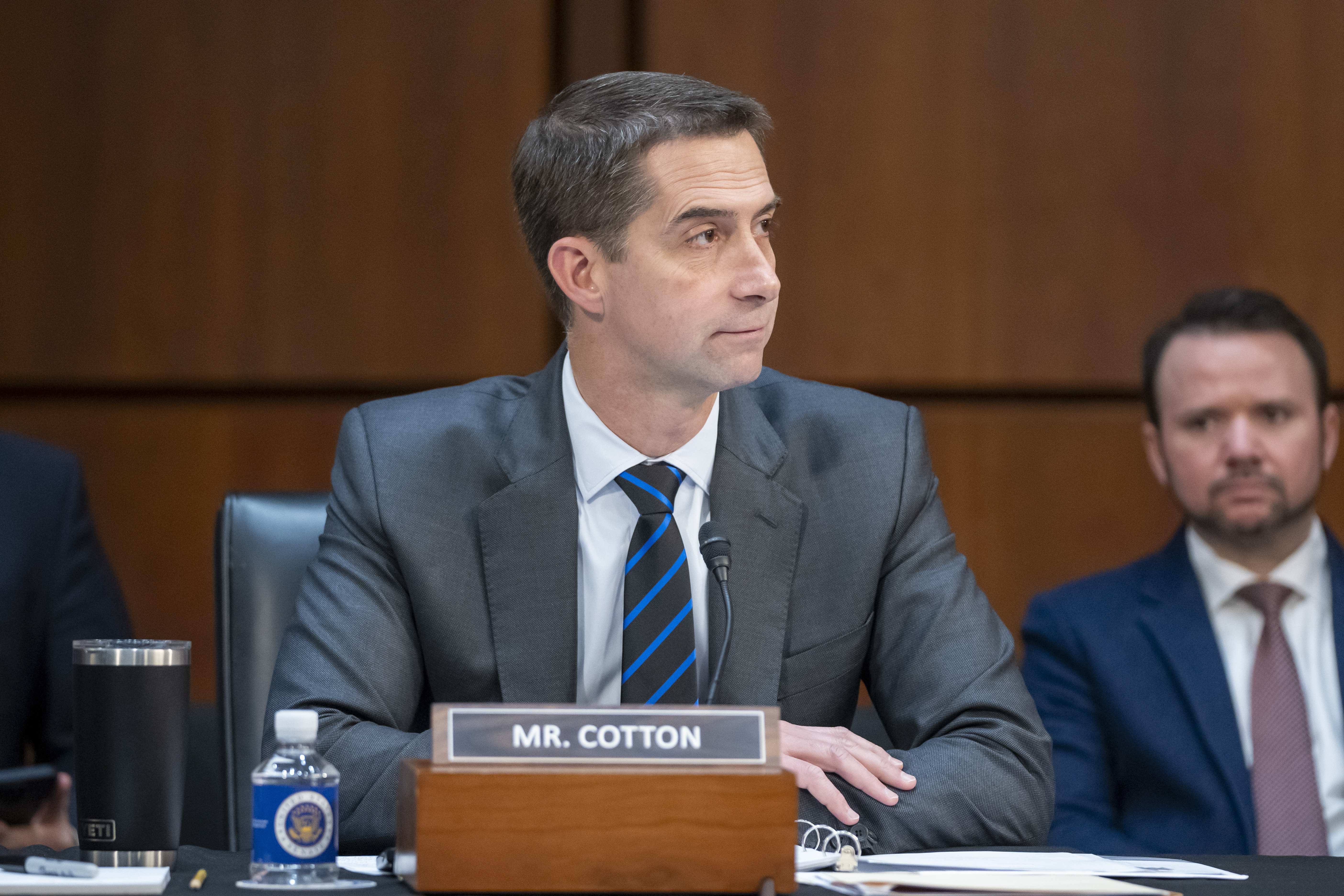 Tom Cotton calls for Justice Dept. probe of news photographers
