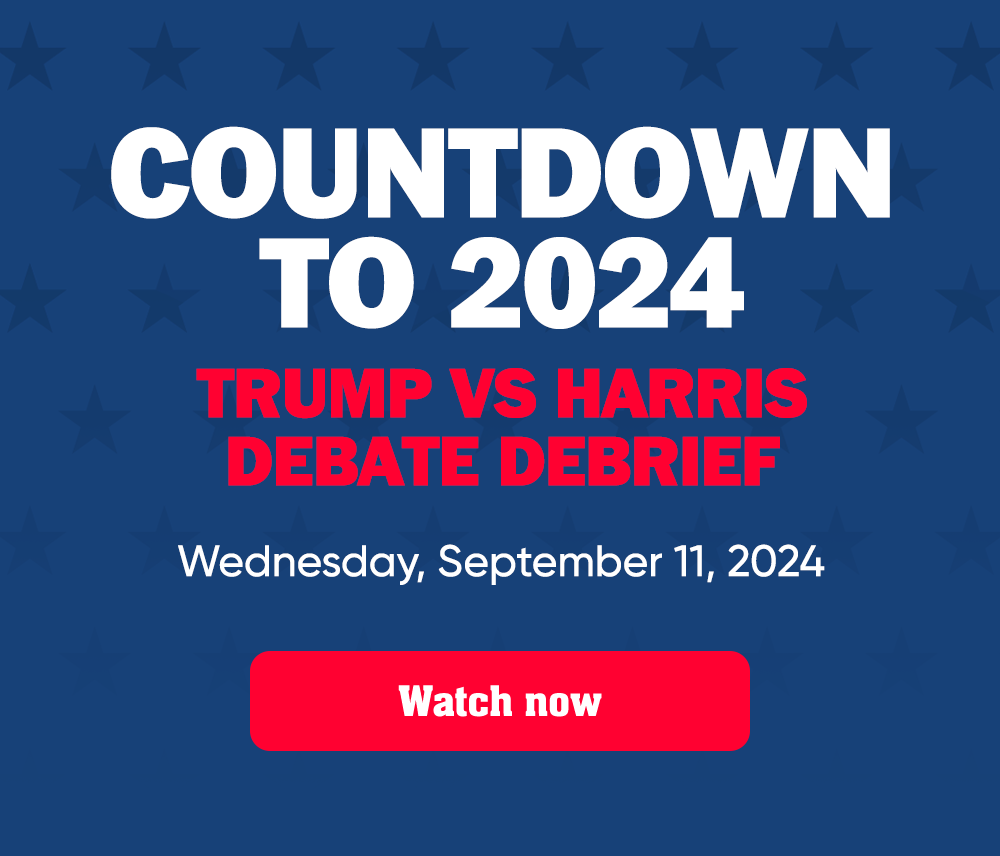 Countdown to 2024: Trump vs Harris Debate Debrief. Wednesday, September 11, 2024. Watch now.