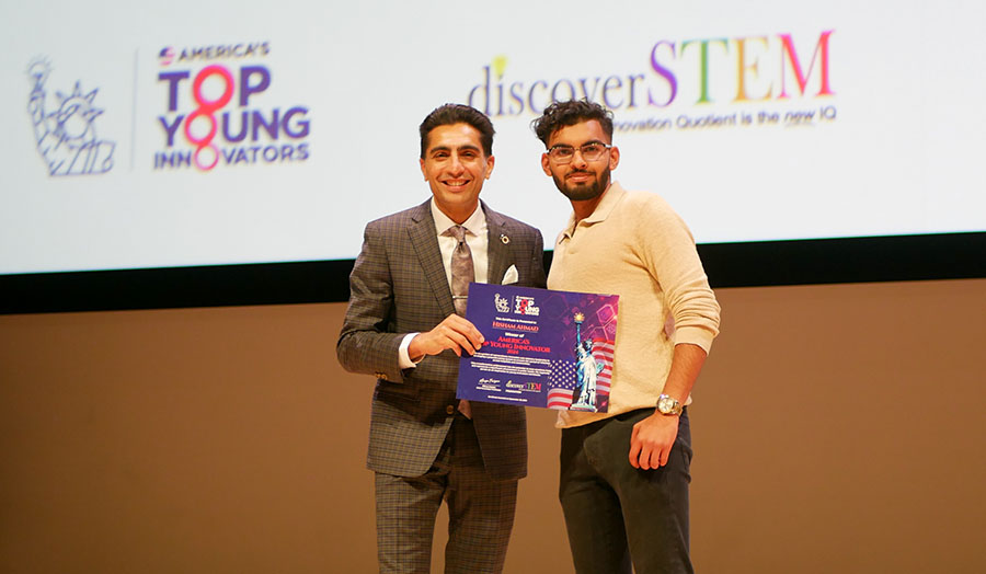 DiscoverSTEM Celebrates Hisham Ahmad’s Win as America’s Top Young Innovator 2024 (sponsored)
