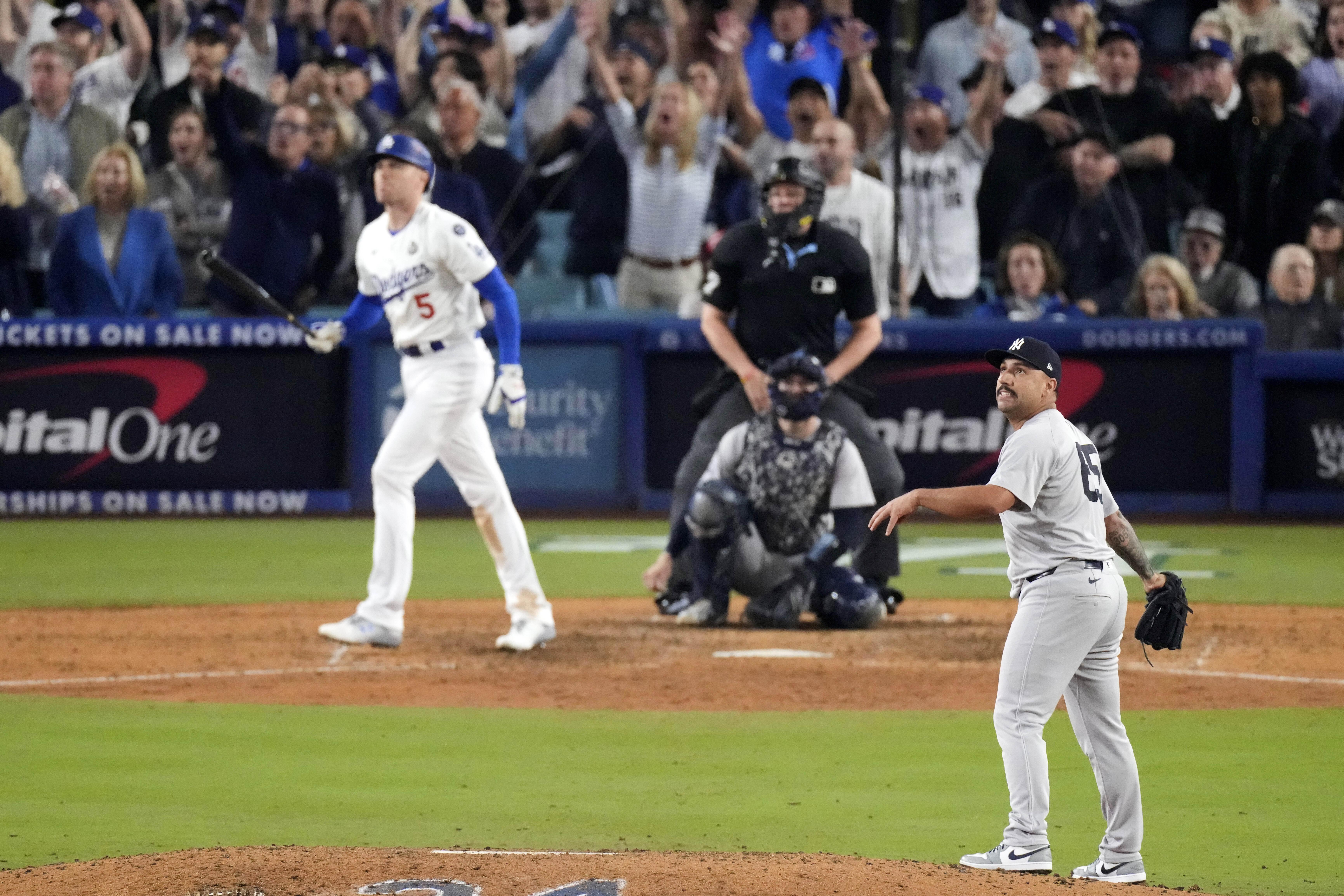 L.A. Dodgers' Freddie Freeman's walk-off grand slam ball