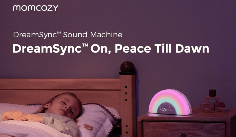 A Better Night's Sleep for Baby and Mom: Discover the Power of the Momcozy DreamSync™ Sound Machine (sponsored)