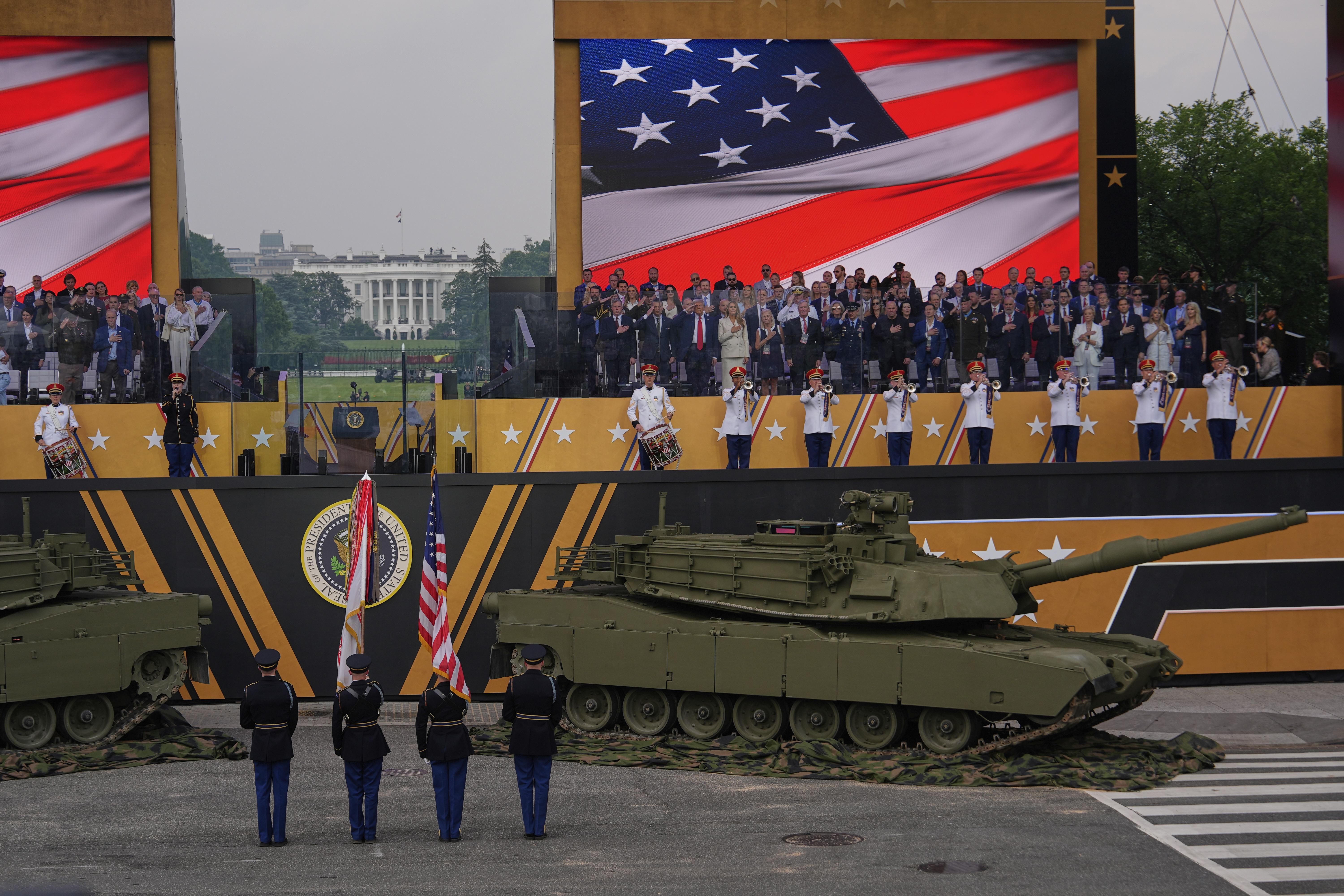Military parade kicks off in Washington with tanks, troops and 21-gun  salute | Washington Times